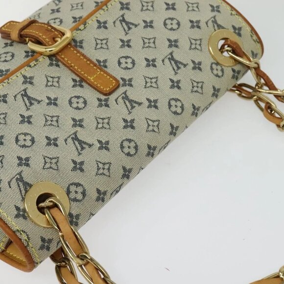 LOUIS VUITTON Monogram Mini Camille Chain Bag Blue M92002 LV Auth 135481 - Picture 7 of 16